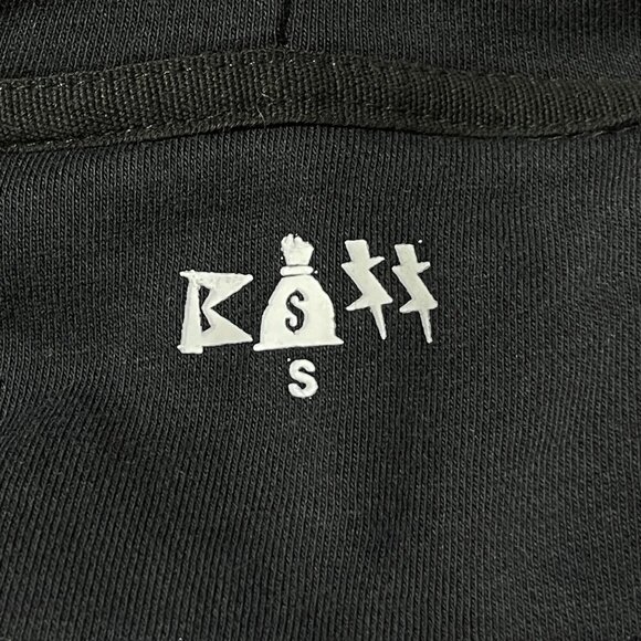 Bo$$ Clothing Women's Hoodie Full Zip Jacket Black Pink Embroidered Size S Small - Picture 5 of 6